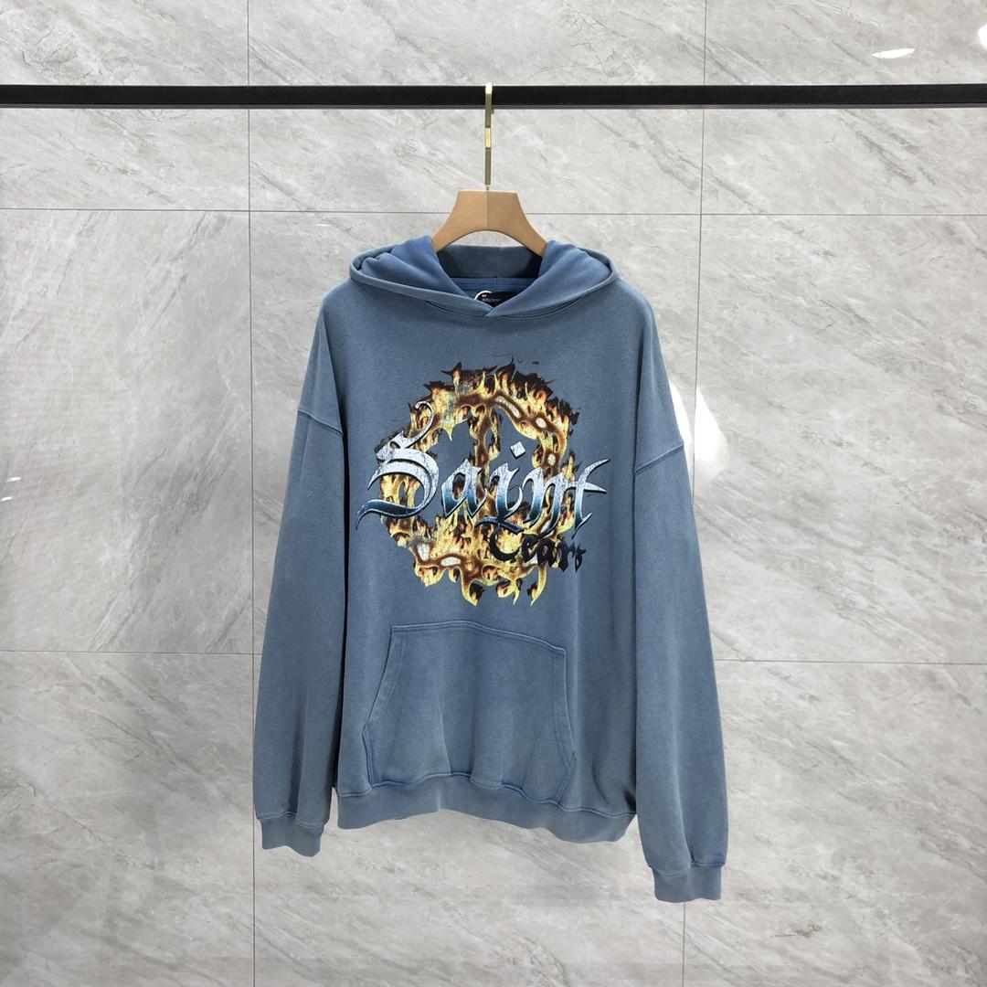 Saint Michael Tears Hoodie - FashionPlug