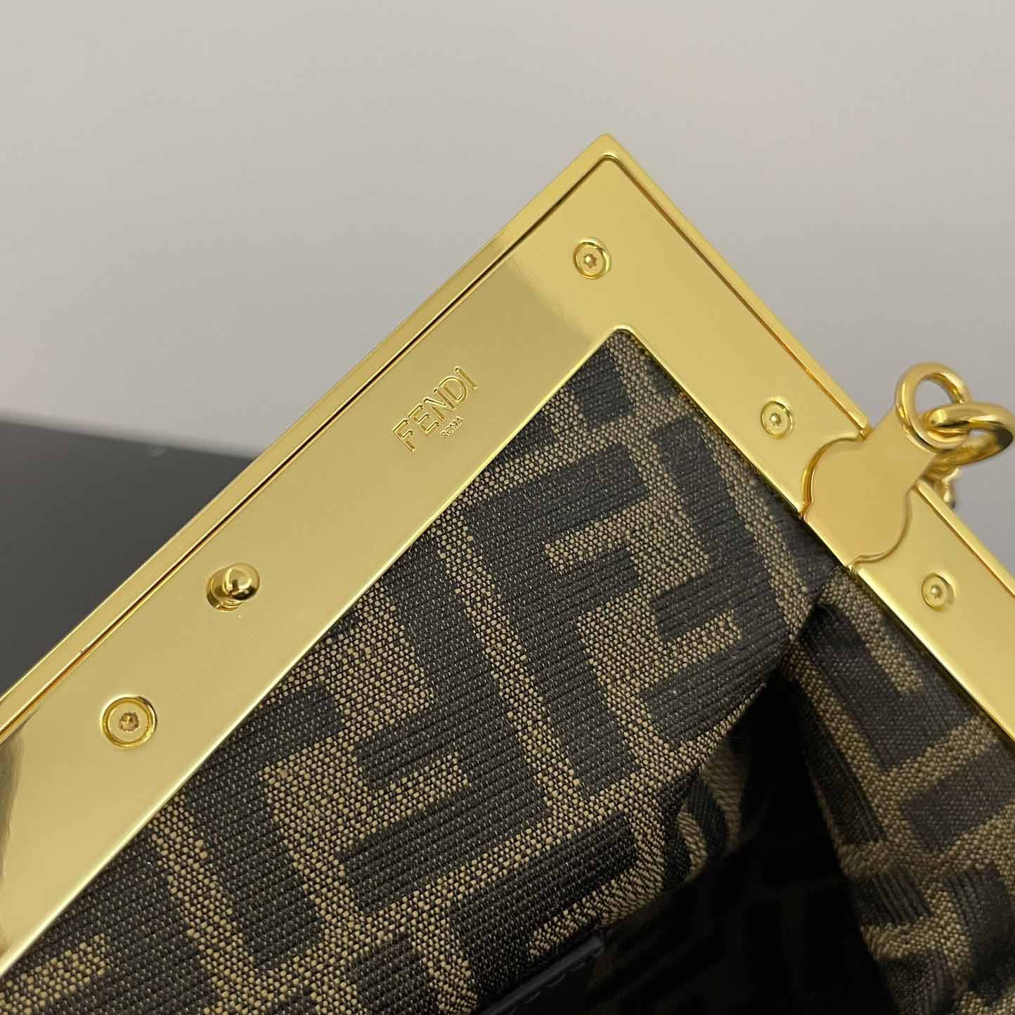 Fendi First Small Natural Straw Bag - FashionPlug
