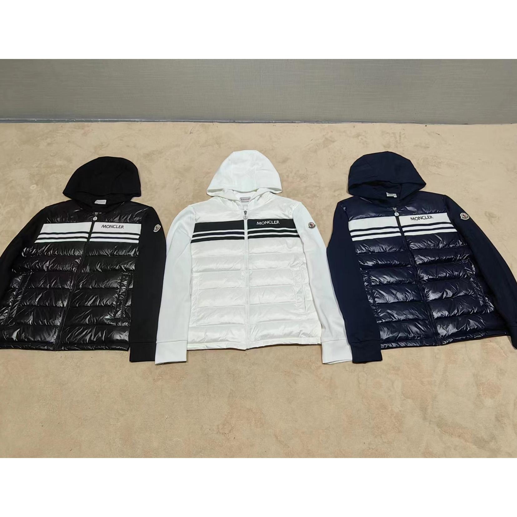 Moncler Zip Hooded Padded Cardigan - FashionPlug