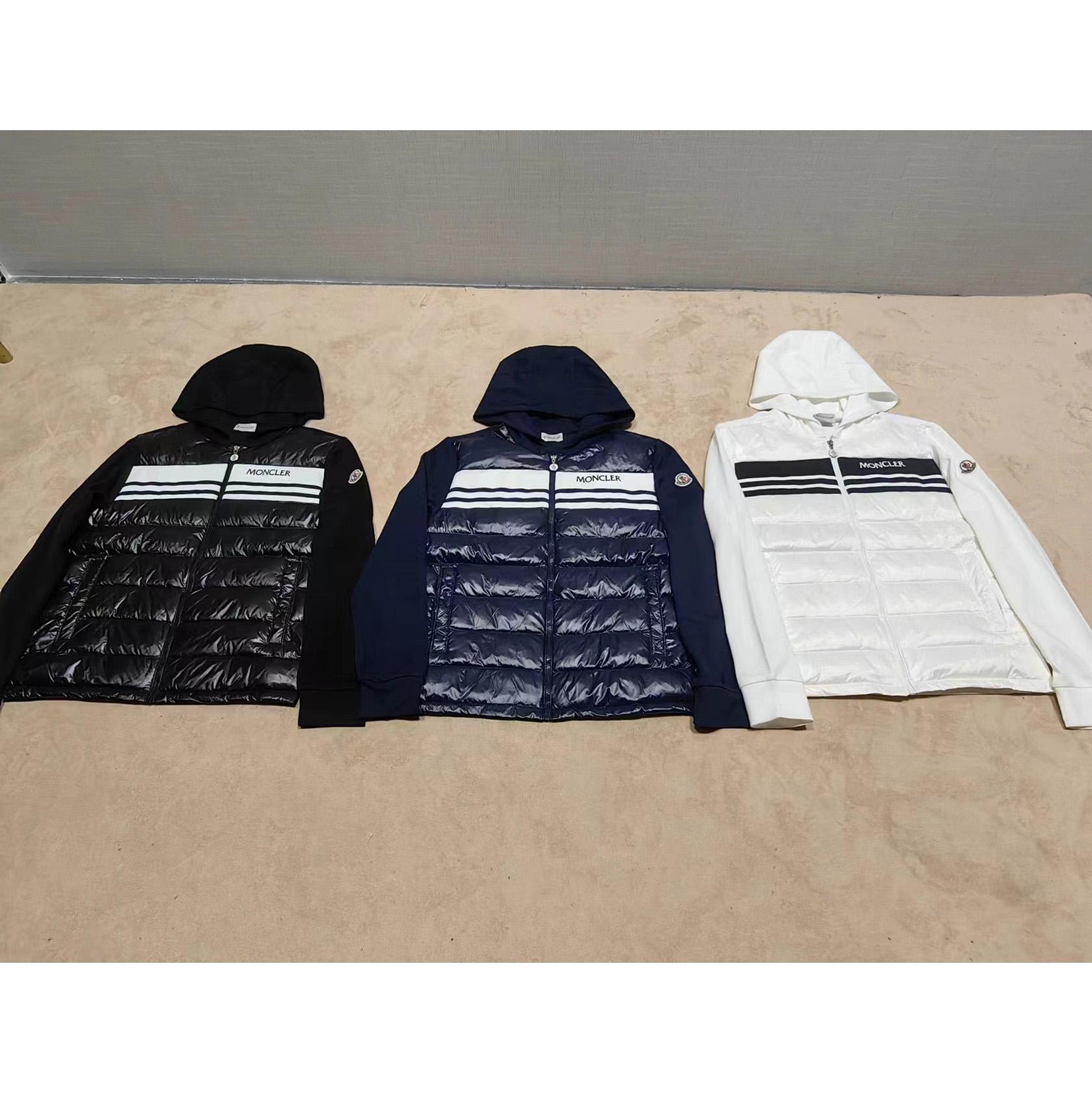 Moncler Zip Hooded Padded Cardigan - FashionPlug