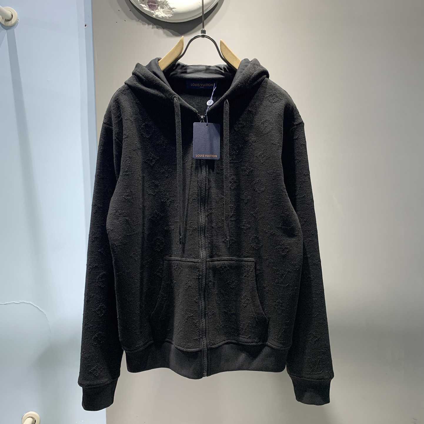 Louis Vuitton Monogram Zip Through Hoodie - FashionPlug