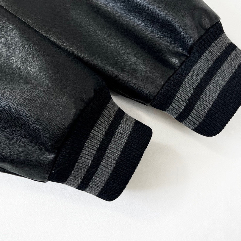 Tiffany And Co Nike Black Varsity Bomber Jacket - FashionPlug