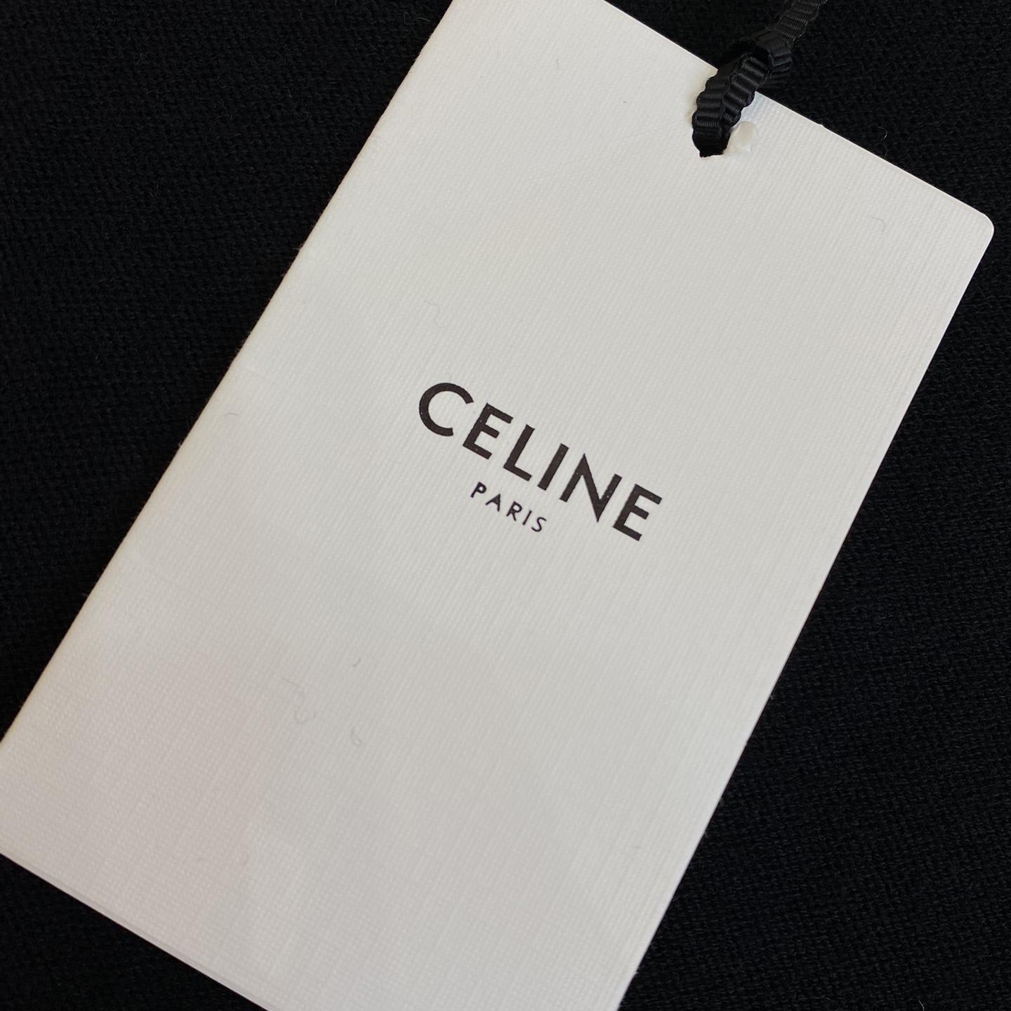 Celine Triomphe V-Neck Wool Sweater Vest - FashionPlug