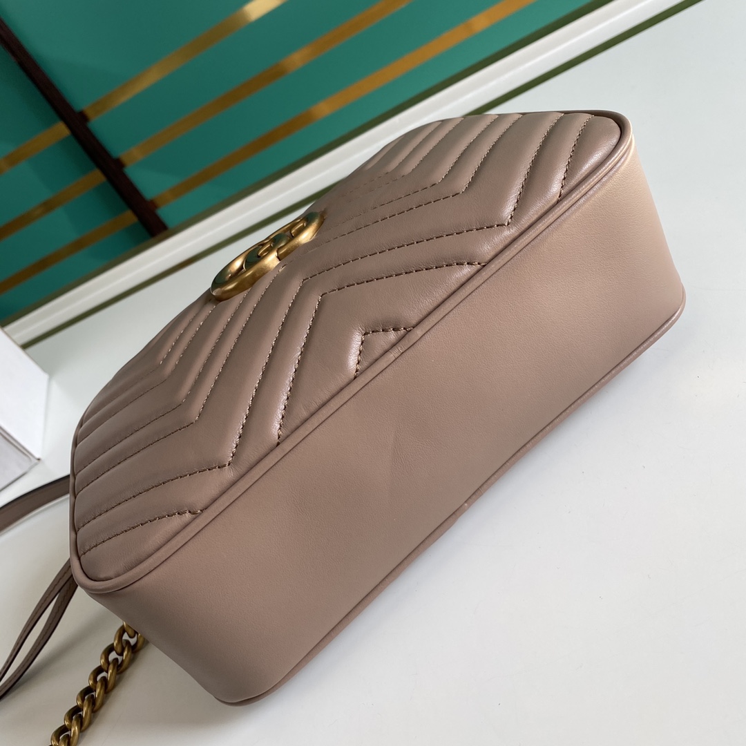 Gucci GG Marmont Small Shoulder Bag(24*12*7cm) - FashionPlug