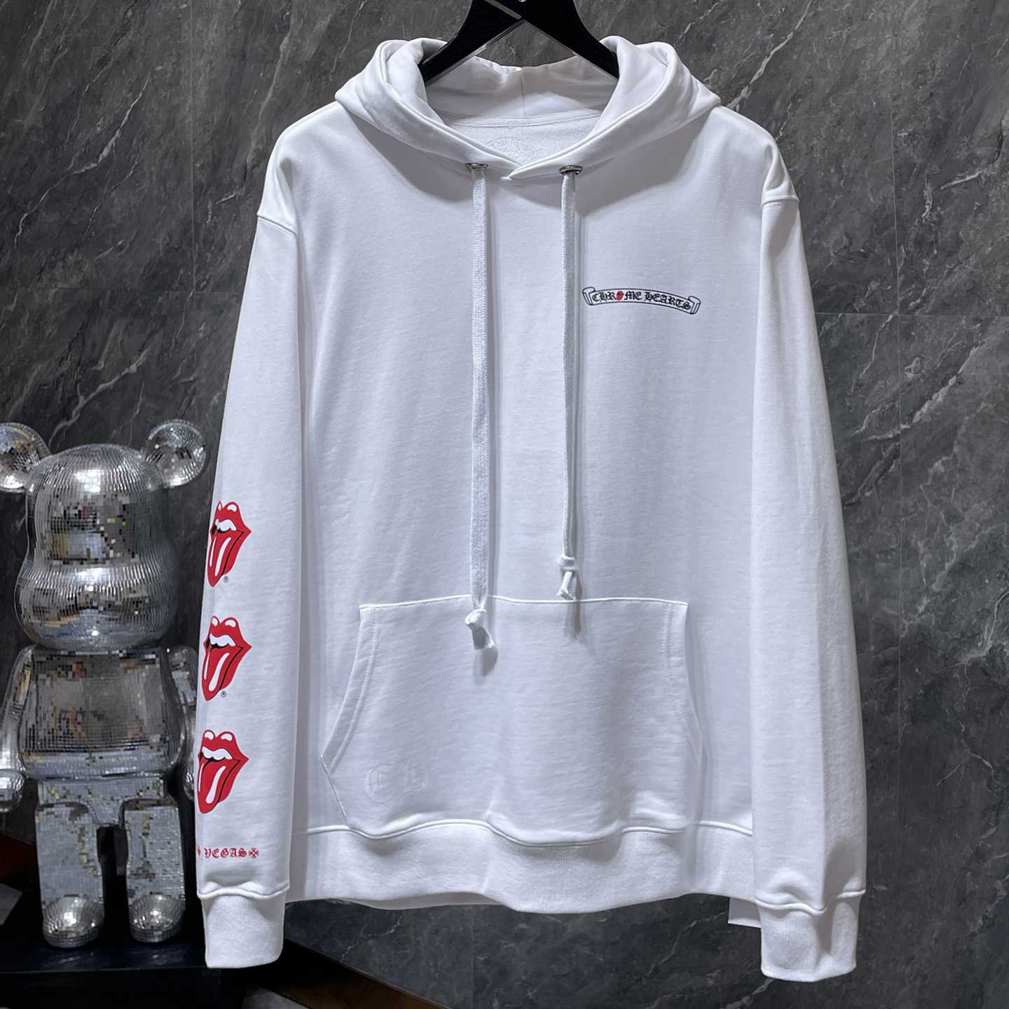 Chrome Hearts Rolling Stones Hoodie - FashionPlug