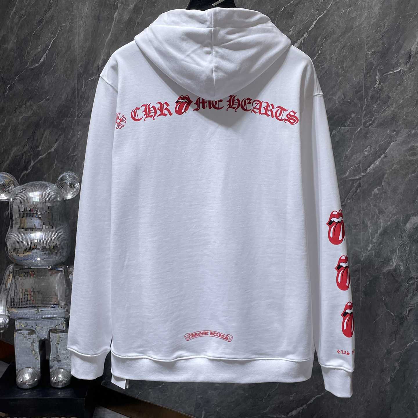 Chrome Hearts Rolling Stones Hoodie - FashionPlug
