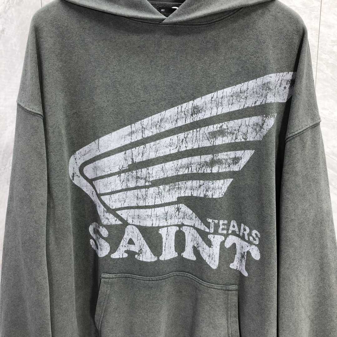 Saint Michael Tears Hoodie - FashionPlug