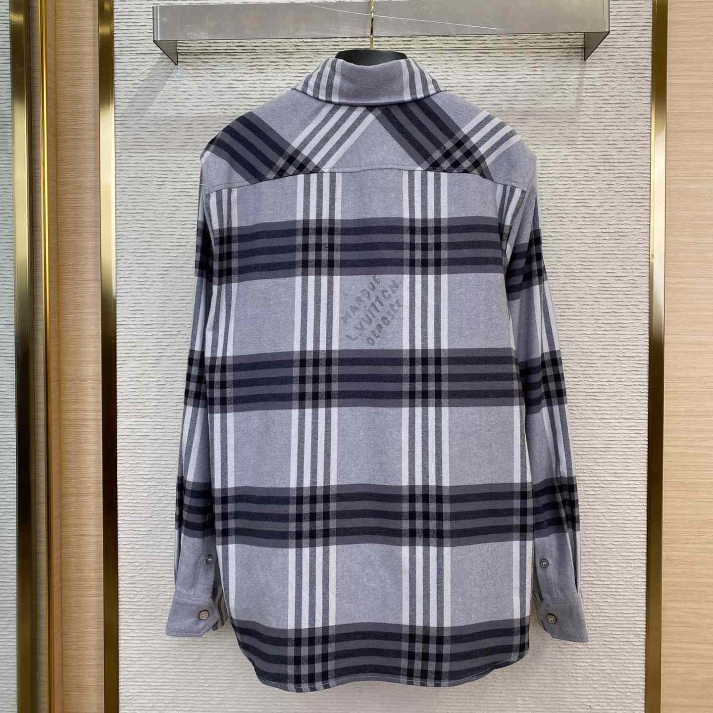 Louis Vuitton Long-Sleeved Cotton Flannel Shirt   1AFXSW - FashionPlug