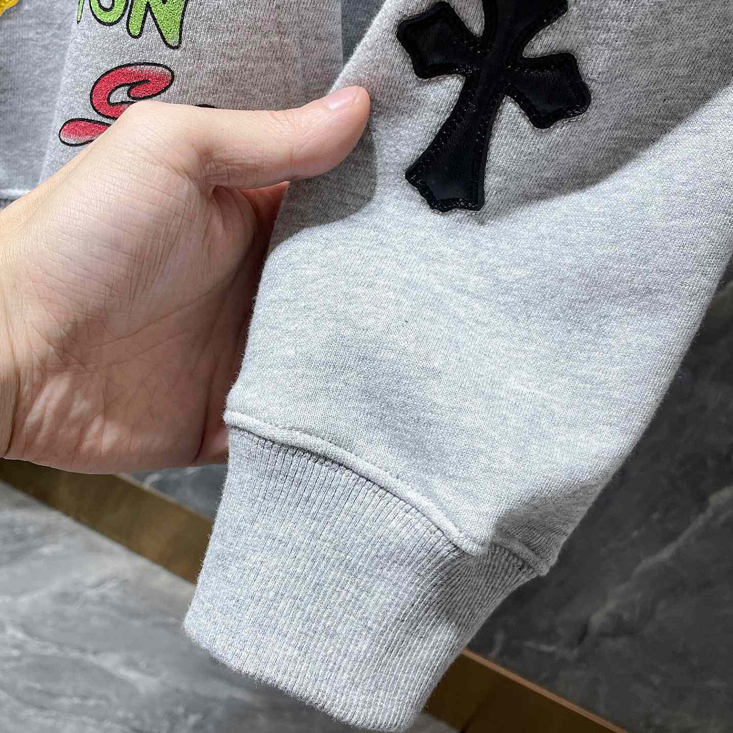 Chrome Hearts x Matty Boy Cross Patch Hoodie - FashionPlug
