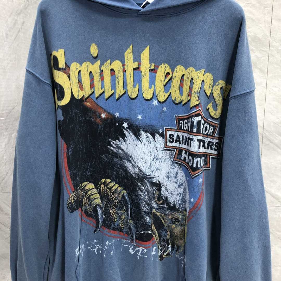 Saint Michael Tears Hoodie - FashionPlug