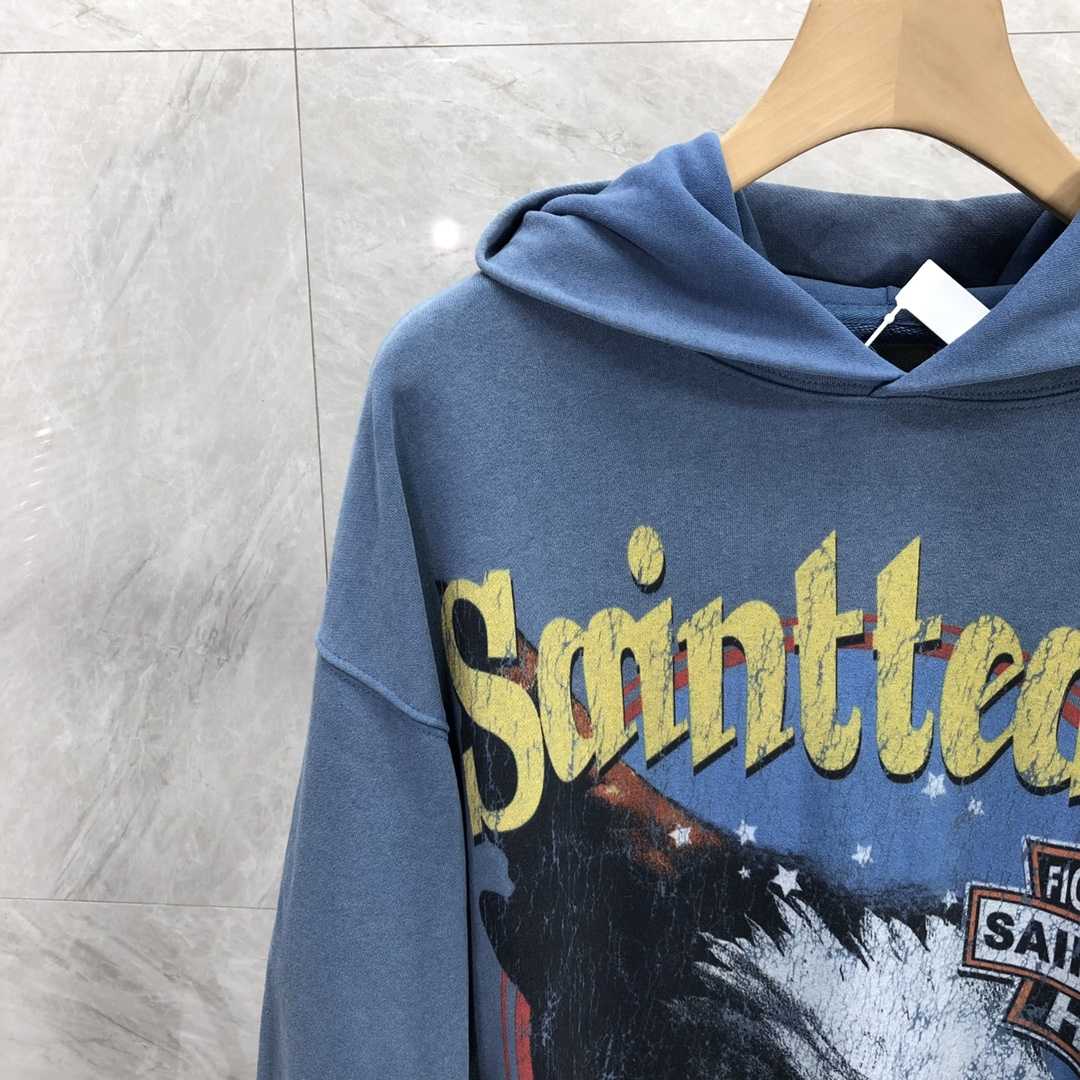 Saint Michael Tears Hoodie - FashionPlug
