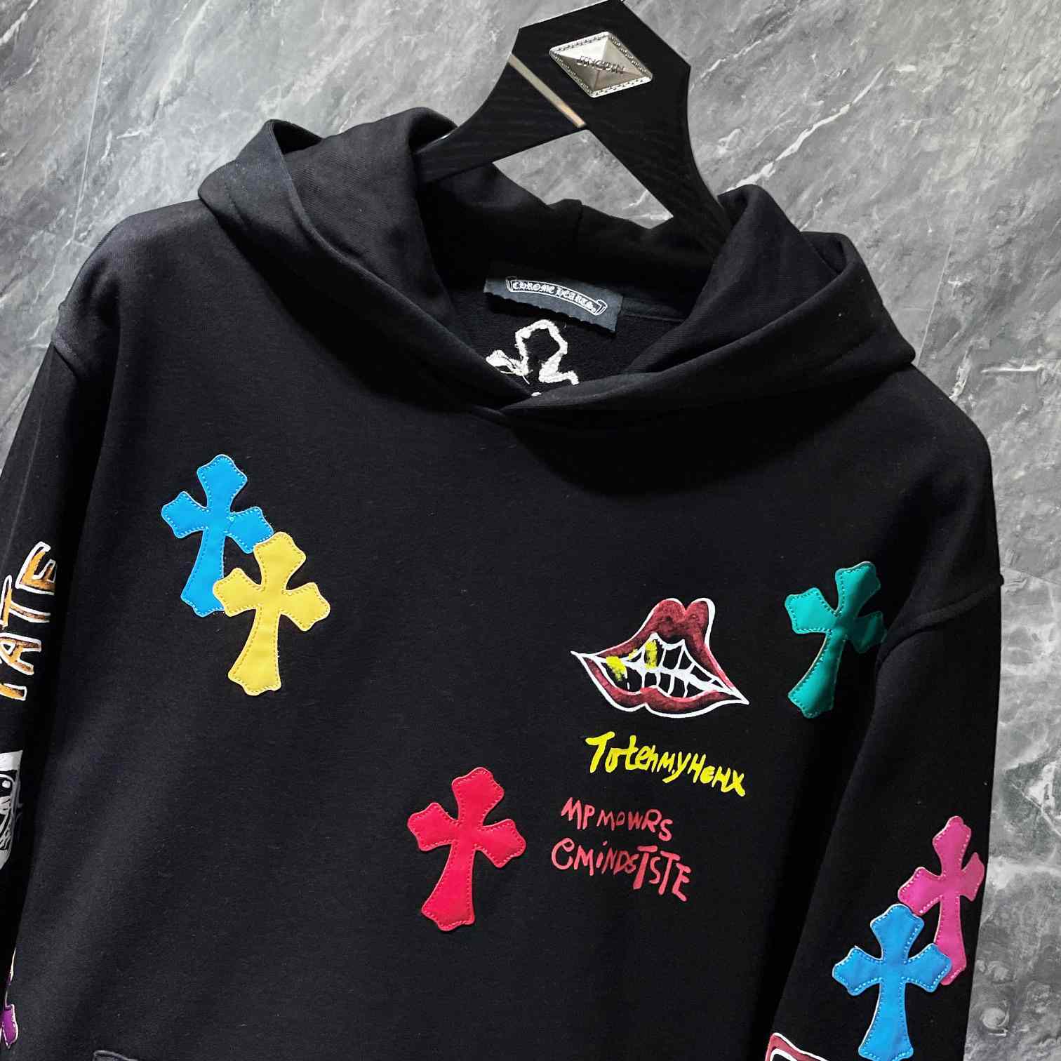 Chrome Hearts Cross Hoodie - FashionPlug