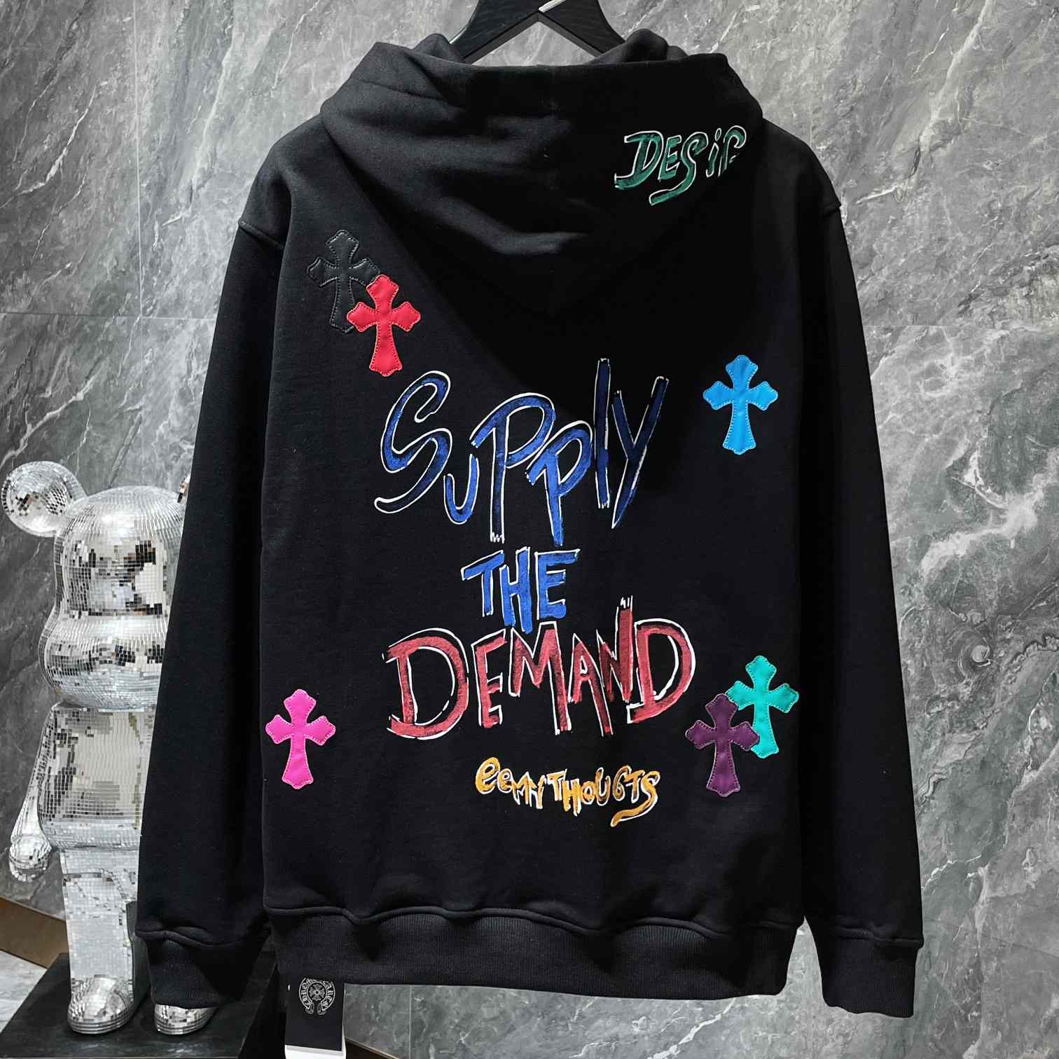 Chrome Hearts Cross Hoodie - FashionPlug