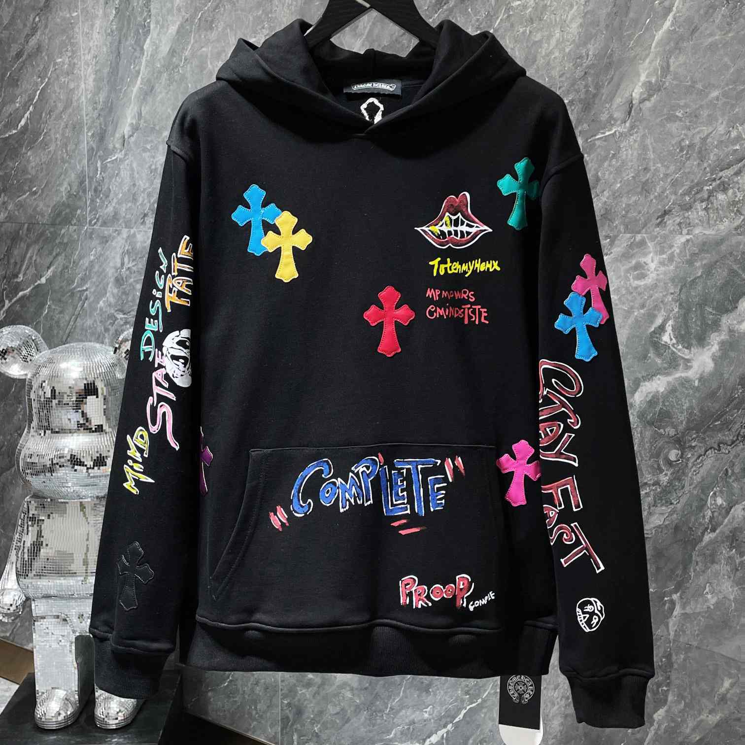 Chrome Hearts Cross Hoodie - FashionPlug