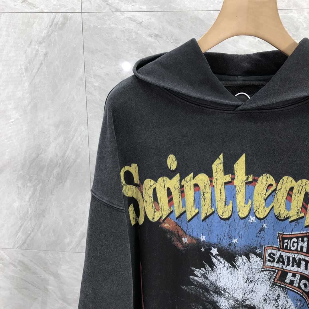 Saint Michael Tears Hoodie - FashionPlug