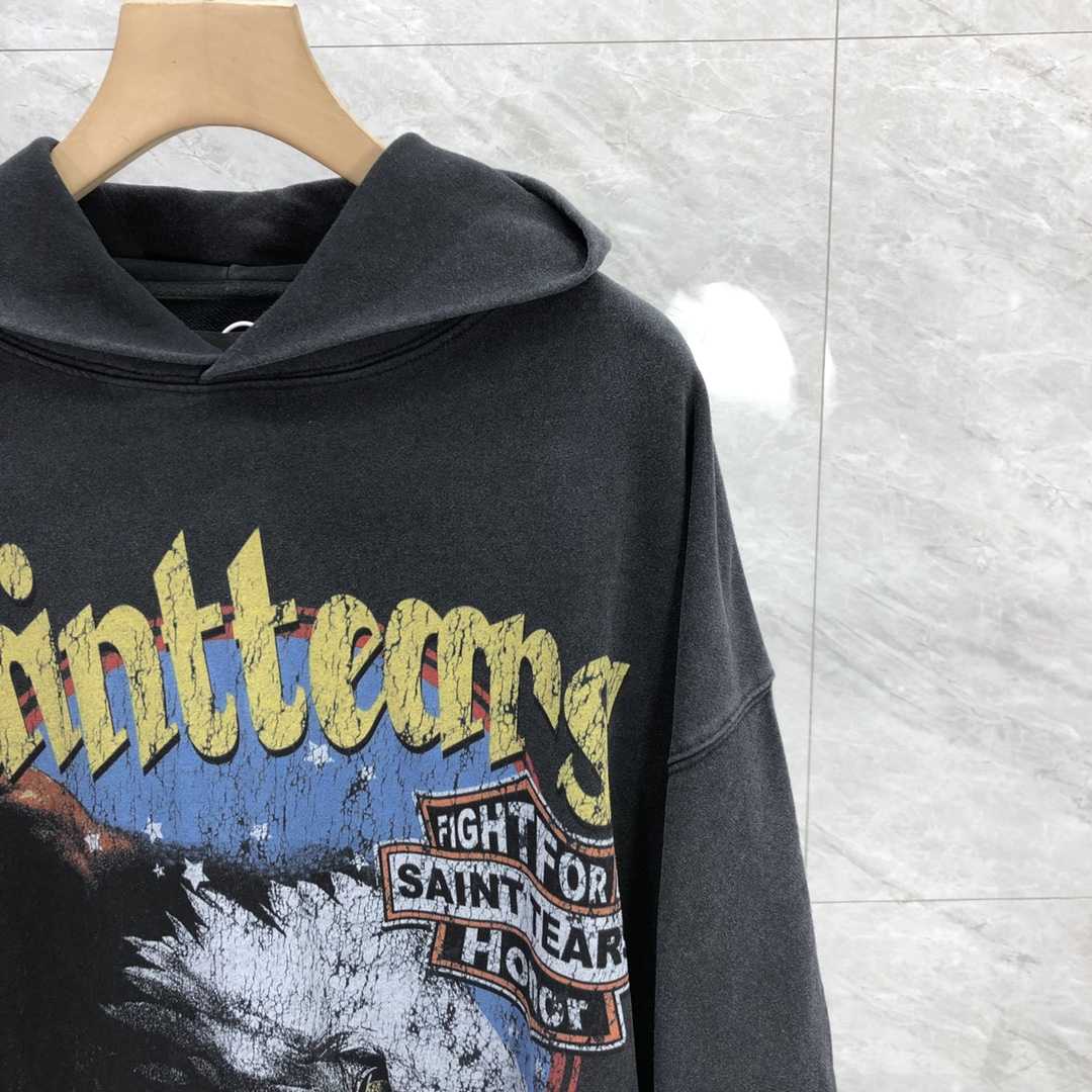 Saint Michael Tears Hoodie - FashionPlug