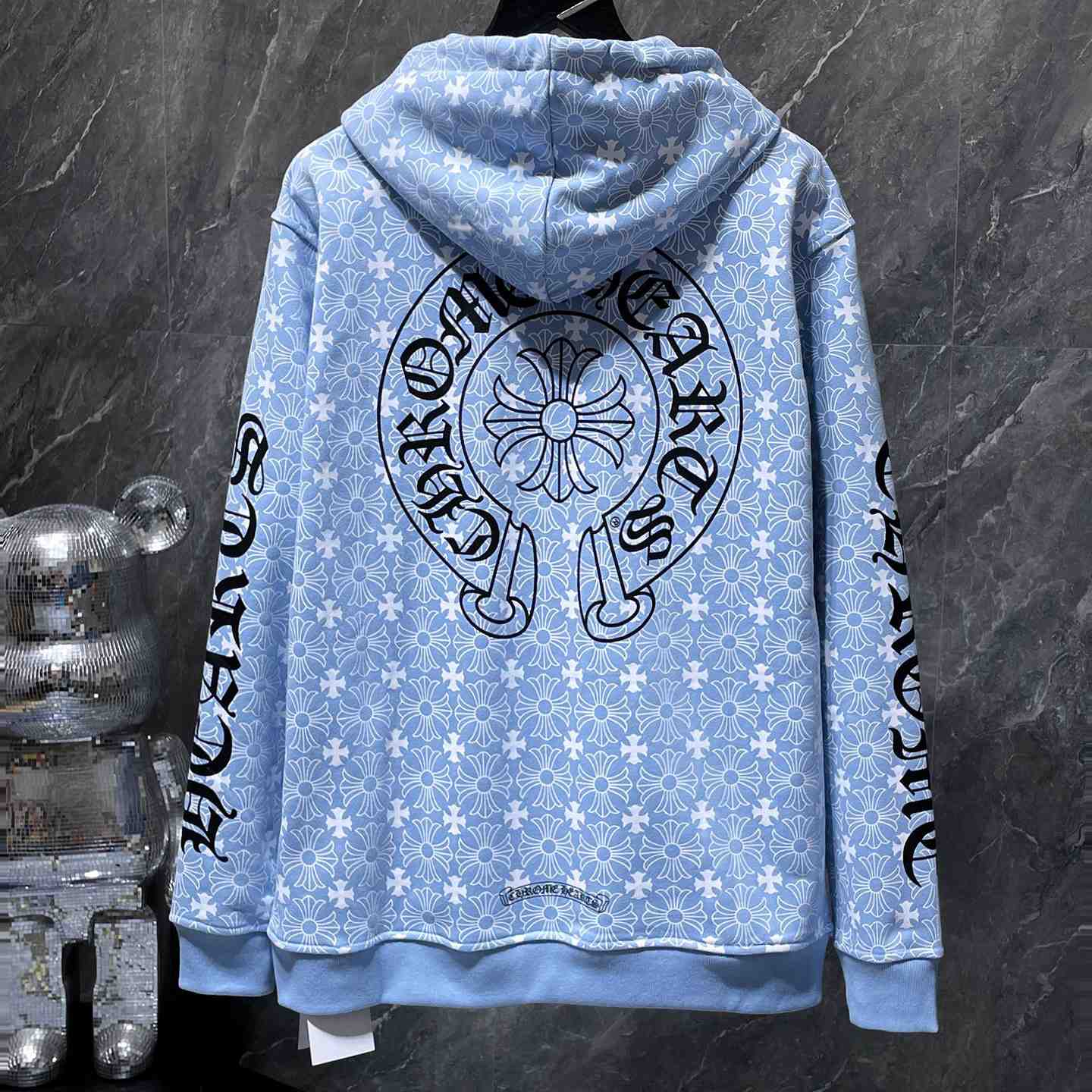 Chrome Hearts Horseshoe Zip Up Hoodie  - FashionPlug