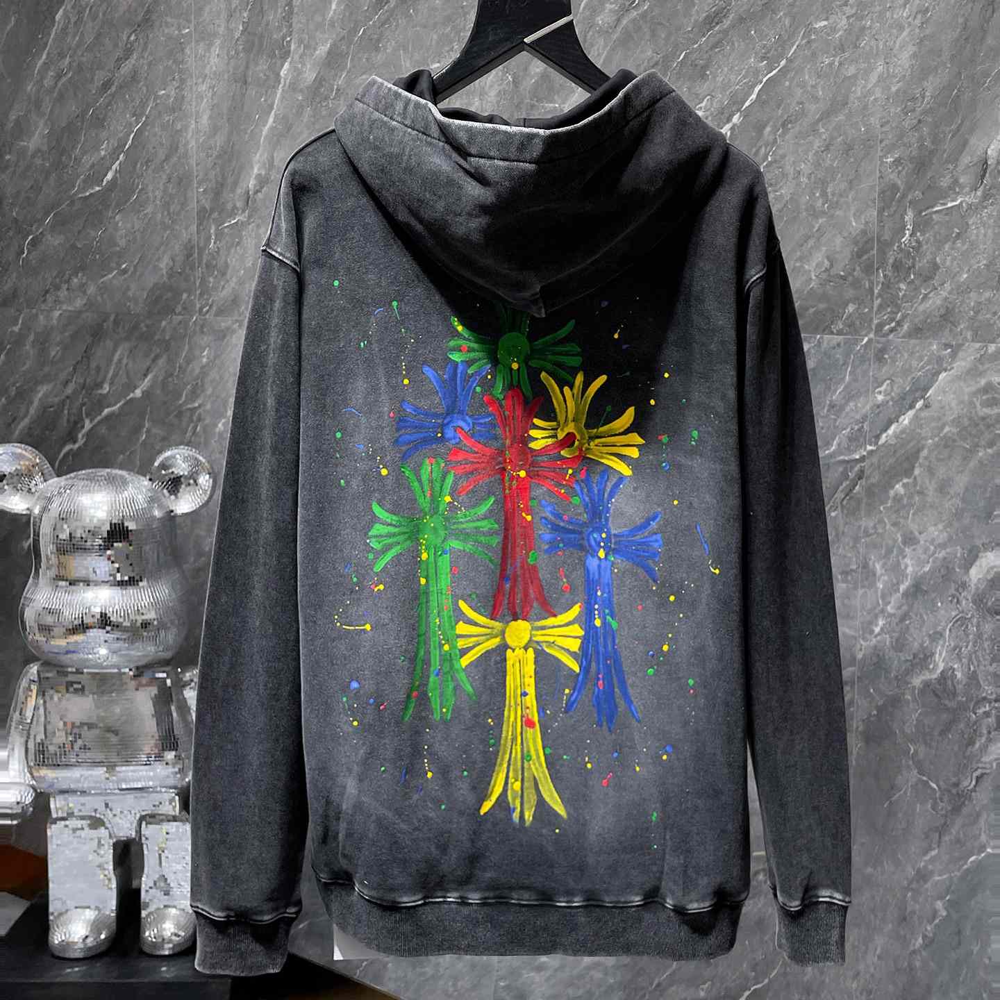 Chrome Hearts Cross Hoodie - FashionPlug