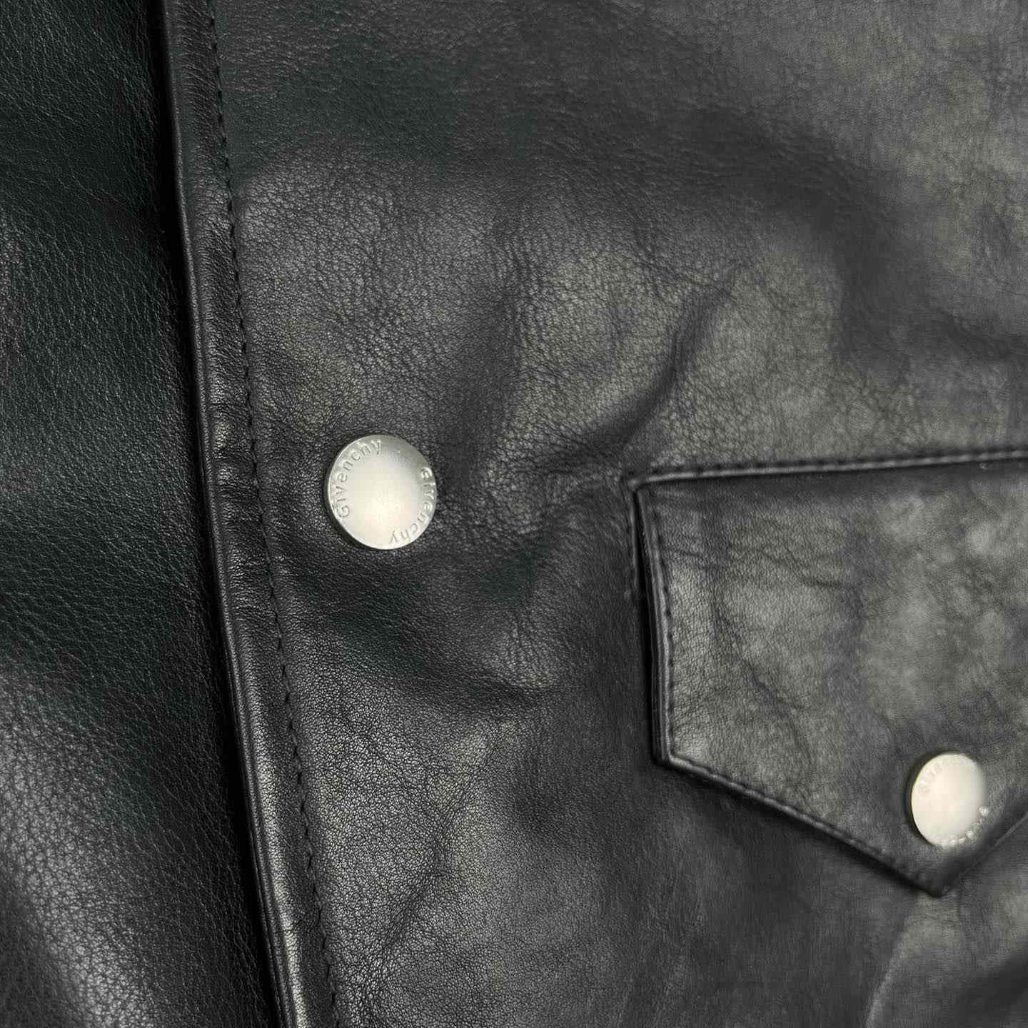 Givenchy Waistcoat In Leather - FashionPlug