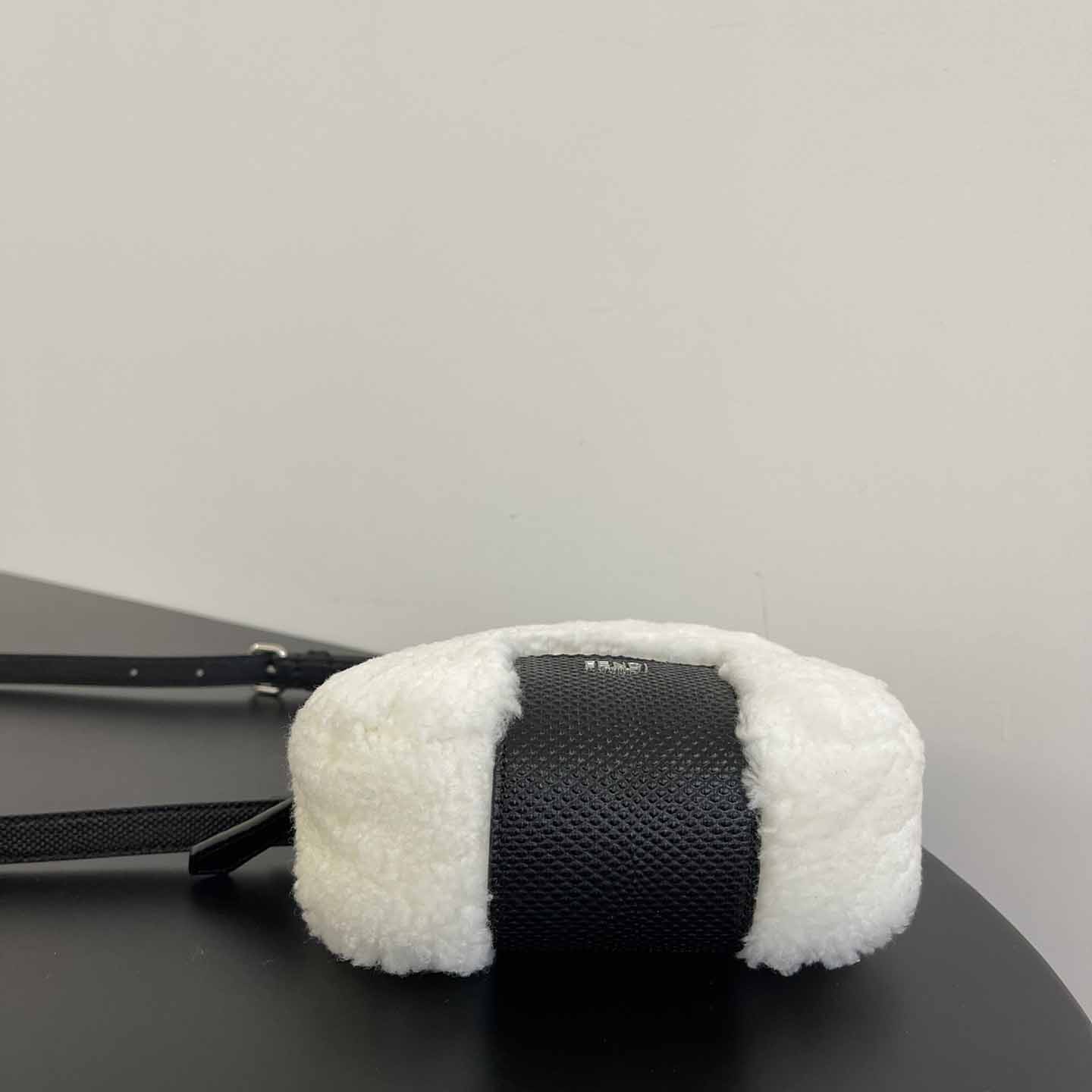 Fendi Natural Charm Logo Lettering Crossbody Bag - FashionPlug