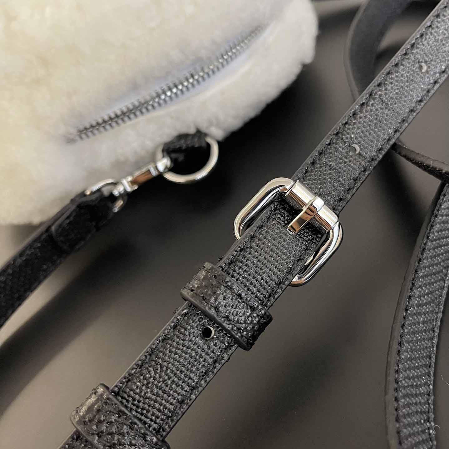 Fendi Natural Charm Logo Lettering Crossbody Bag - FashionPlug