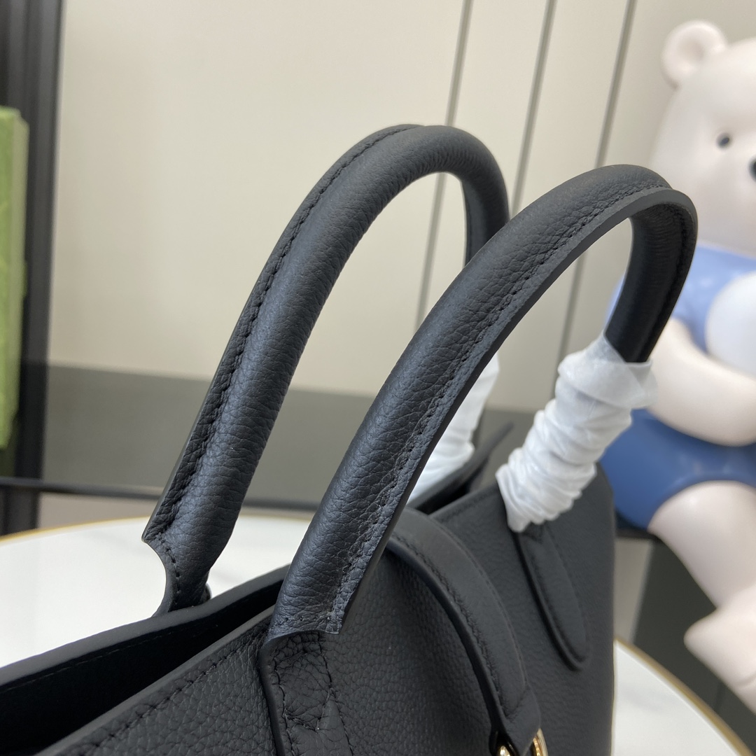 Gucci Medium Tote Bag With Hook Closure - FashionPlug