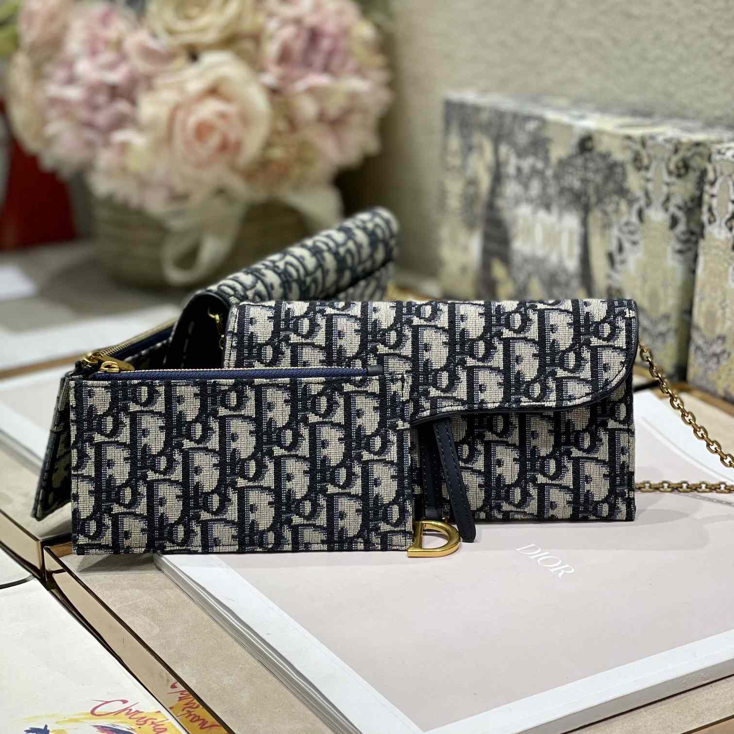 Dior Saddle Pouch With Chain - FashionPlug