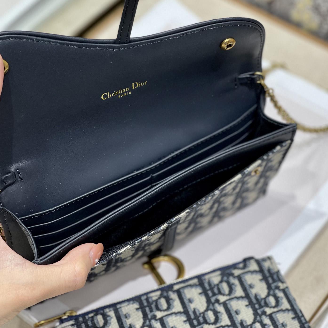 Dior Saddle Pouch With Chain - FashionPlug