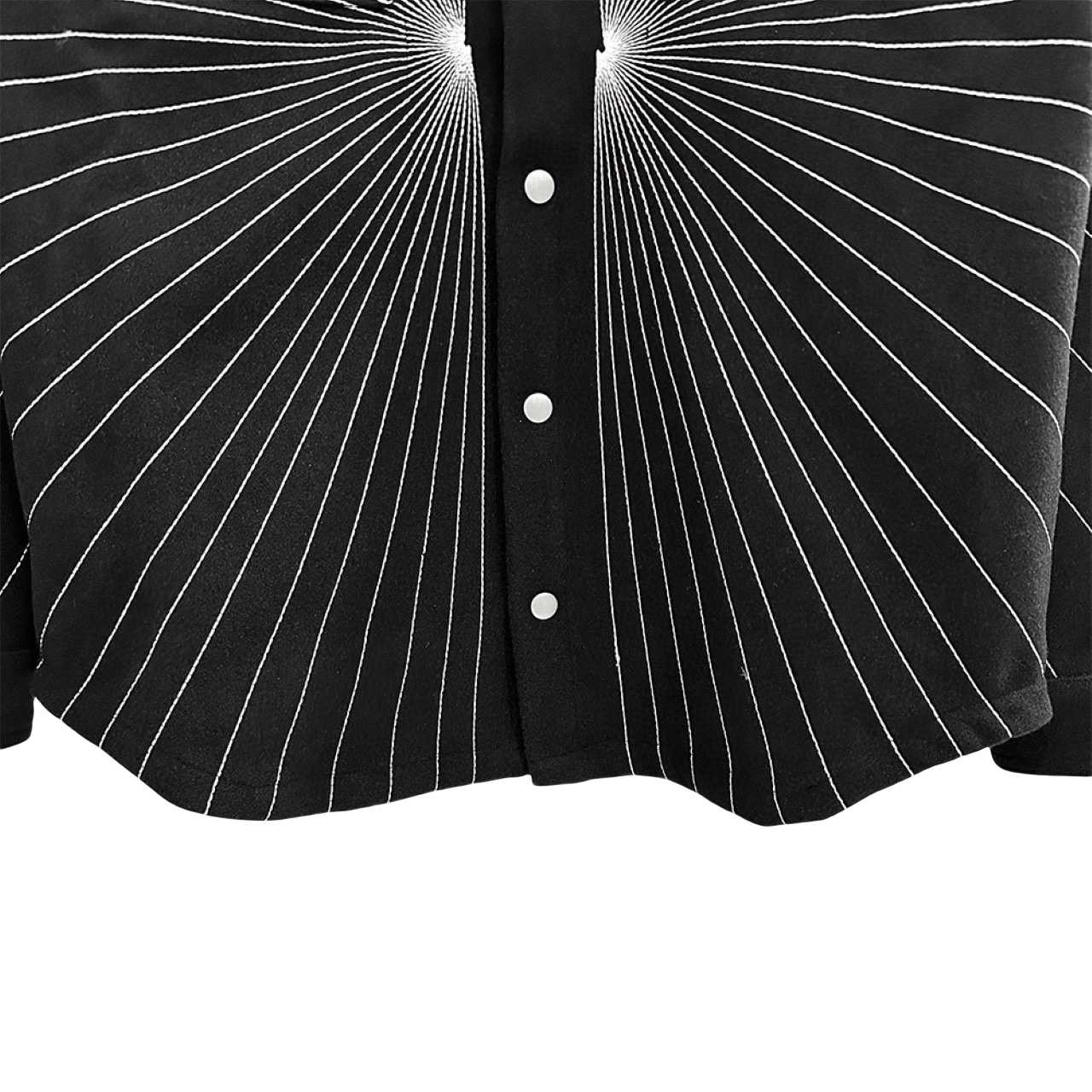 Rick Owens Oversized Outershirt Boiled Wool Radiance - FashionPlug
