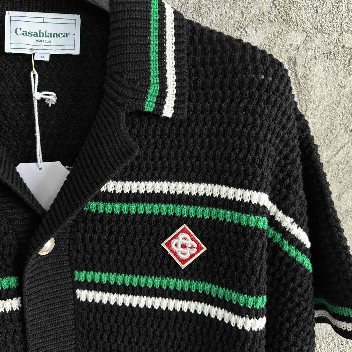 Casablanca Tennis Crochet Shirt - FashionPlug