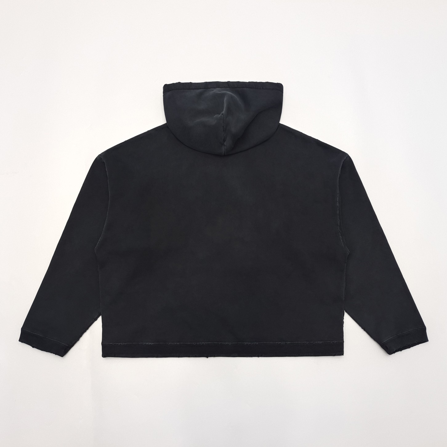 Enfants Riches Deprimes Navy Washed Classic Logo Cotton Hoodie - FashionPlug