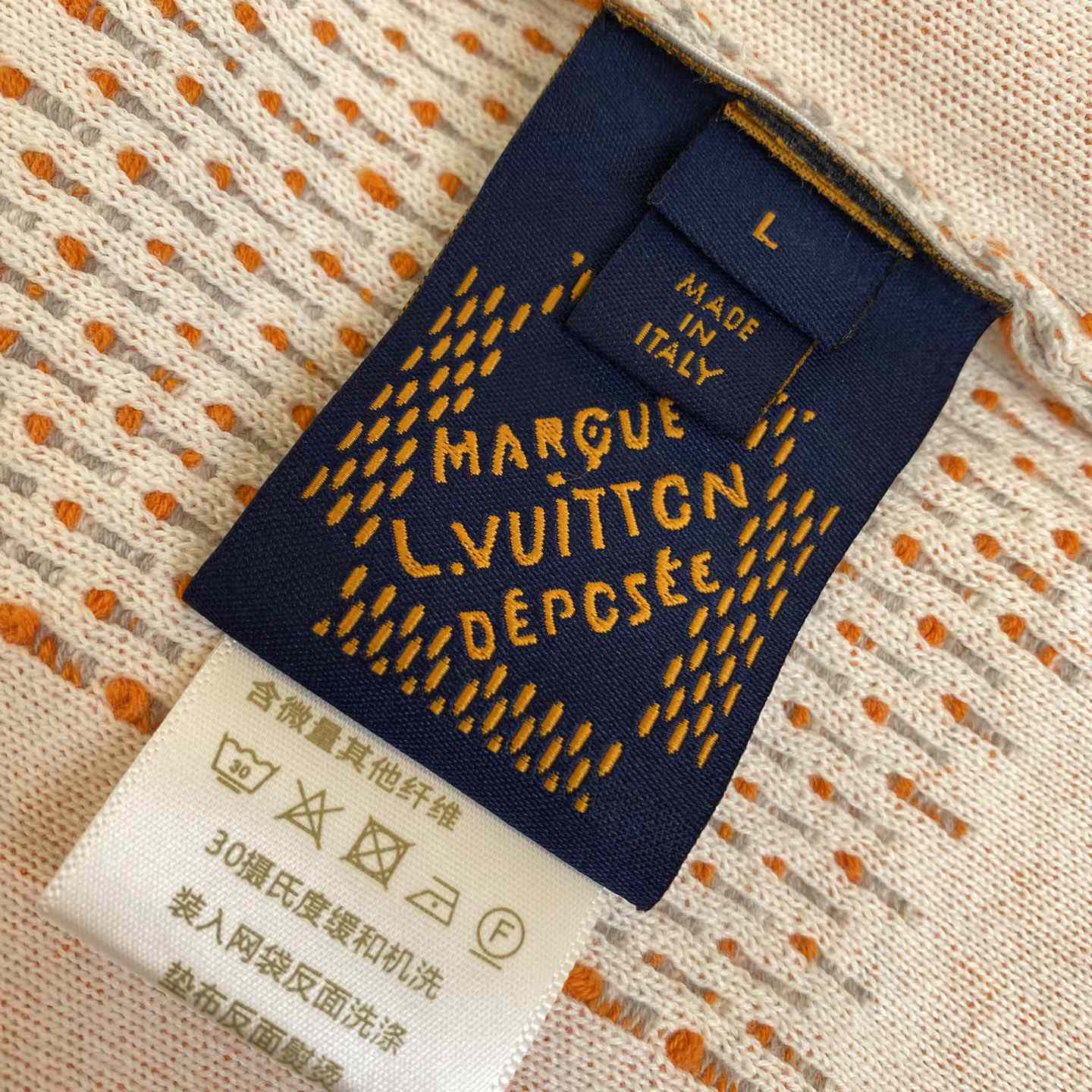 Louis Vuitton Damier Jacquard Cotton Pullover - FashionPlug