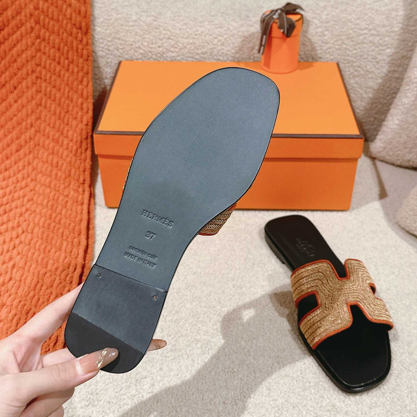 Hermes Oran Sandal - FashionPlug