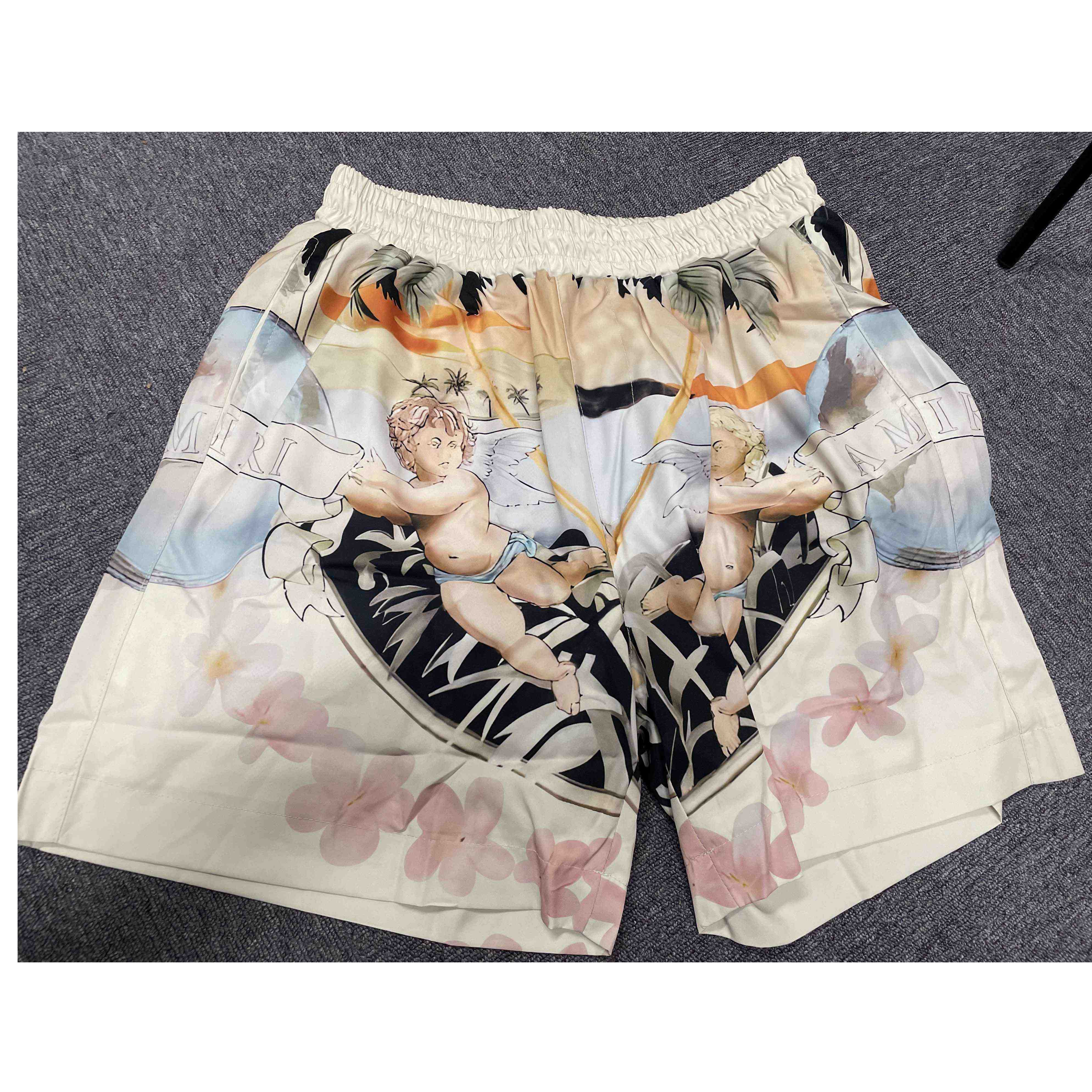 Amiri H-Hose Kurz Silk Shorts - FashionPlug