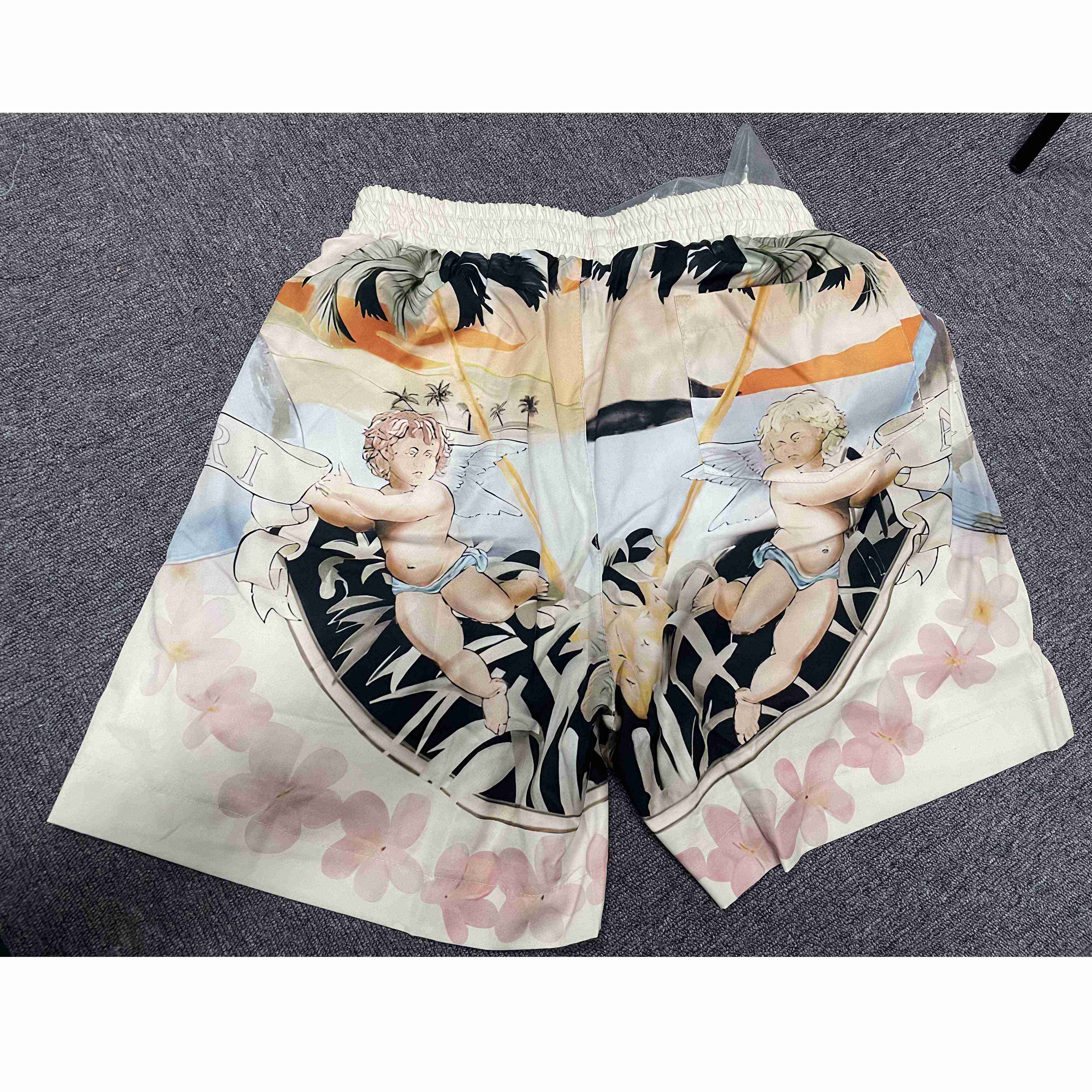 Amiri H-Hose Kurz Silk Shorts - FashionPlug