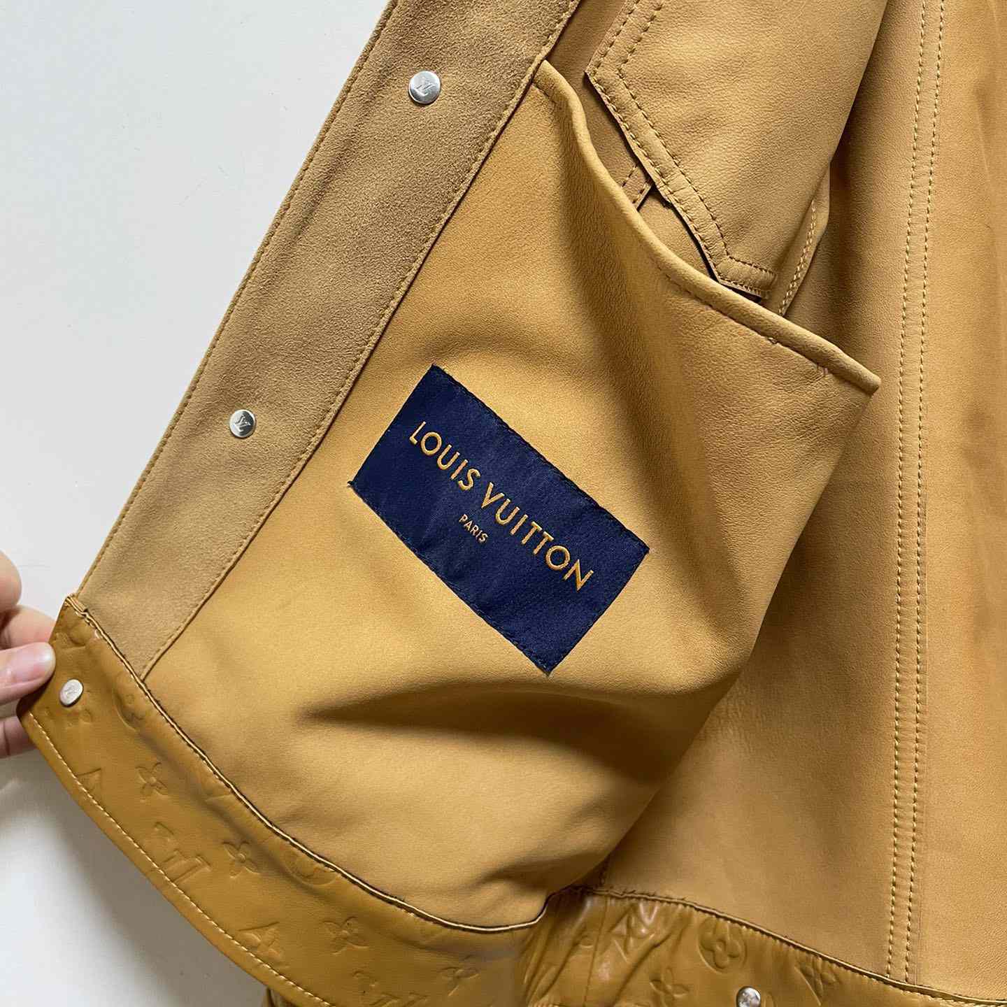 Louis Vuitton LVSE Suede Denim Jacket   1AA5LV - FashionPlug
