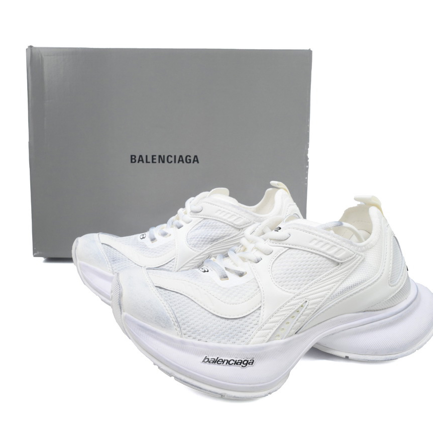 Balenciaga Circuit Sneaker In White  - FashionPlug