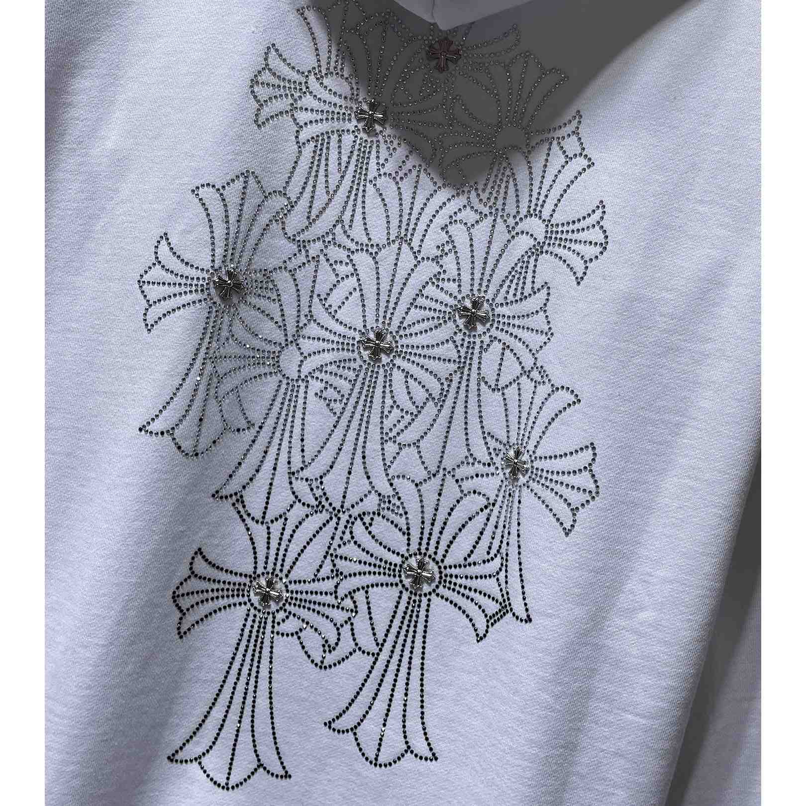 Chrome Hearts Zip Up Hoodie  - FashionPlug