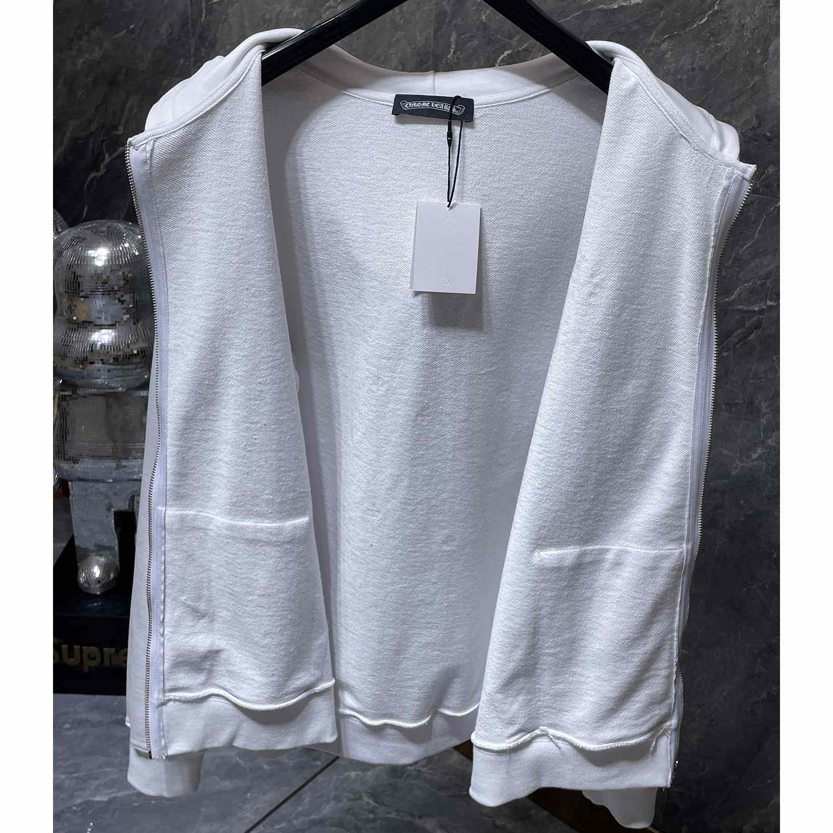 Chrome Hearts Zip Up Hoodie  - FashionPlug
