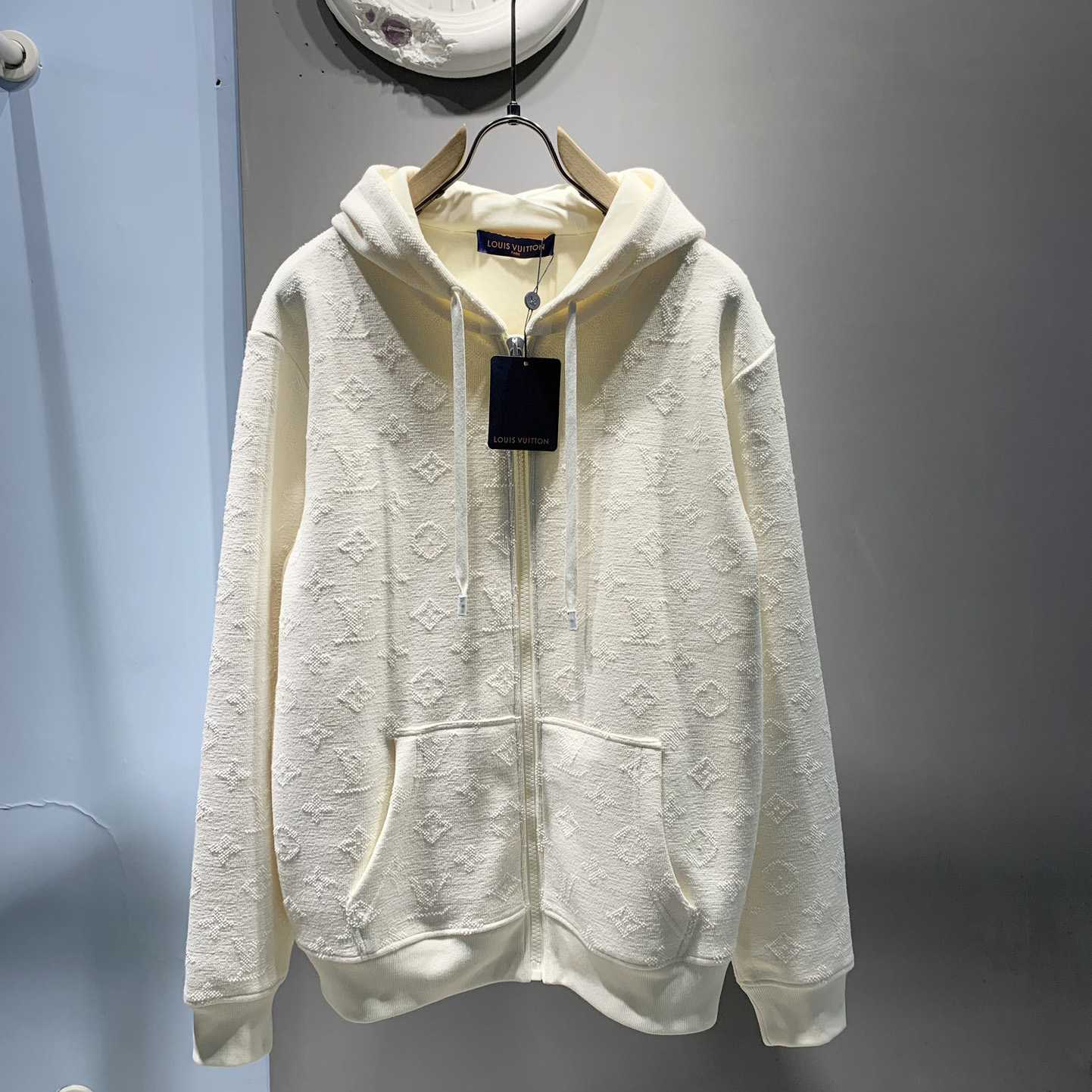 Louis Vuitton Monogram Zip Through Hoodie - FashionPlug
