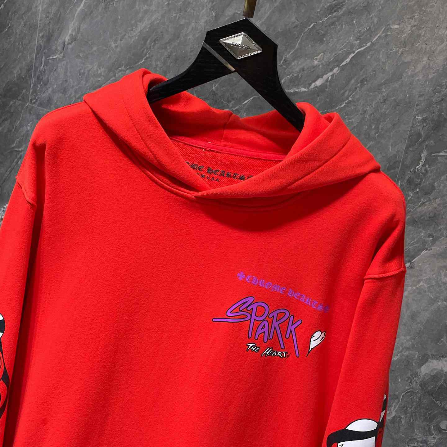 Chrome Hearts × Matty Boy 'Spark The Heart' Hoodie - FashionPlug