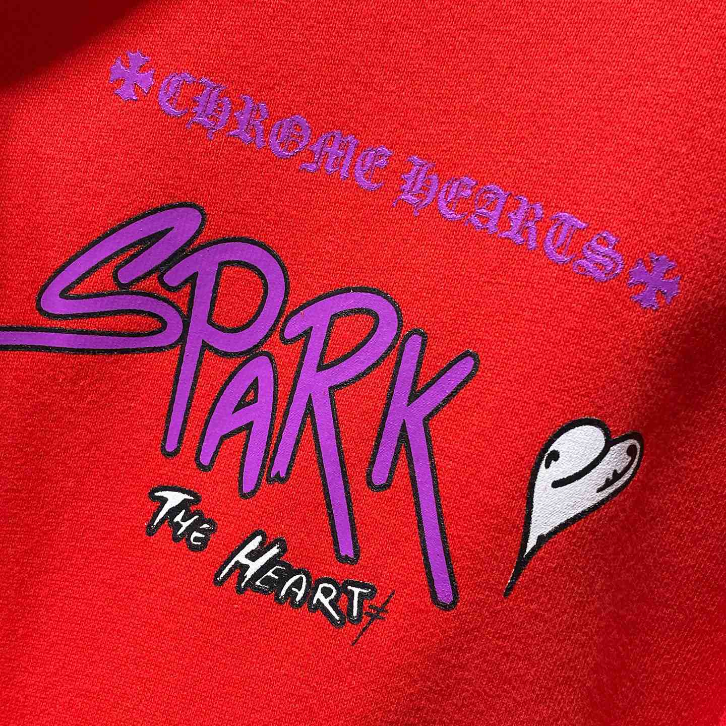 Chrome Hearts × Matty Boy 'Spark The Heart' Hoodie - FashionPlug