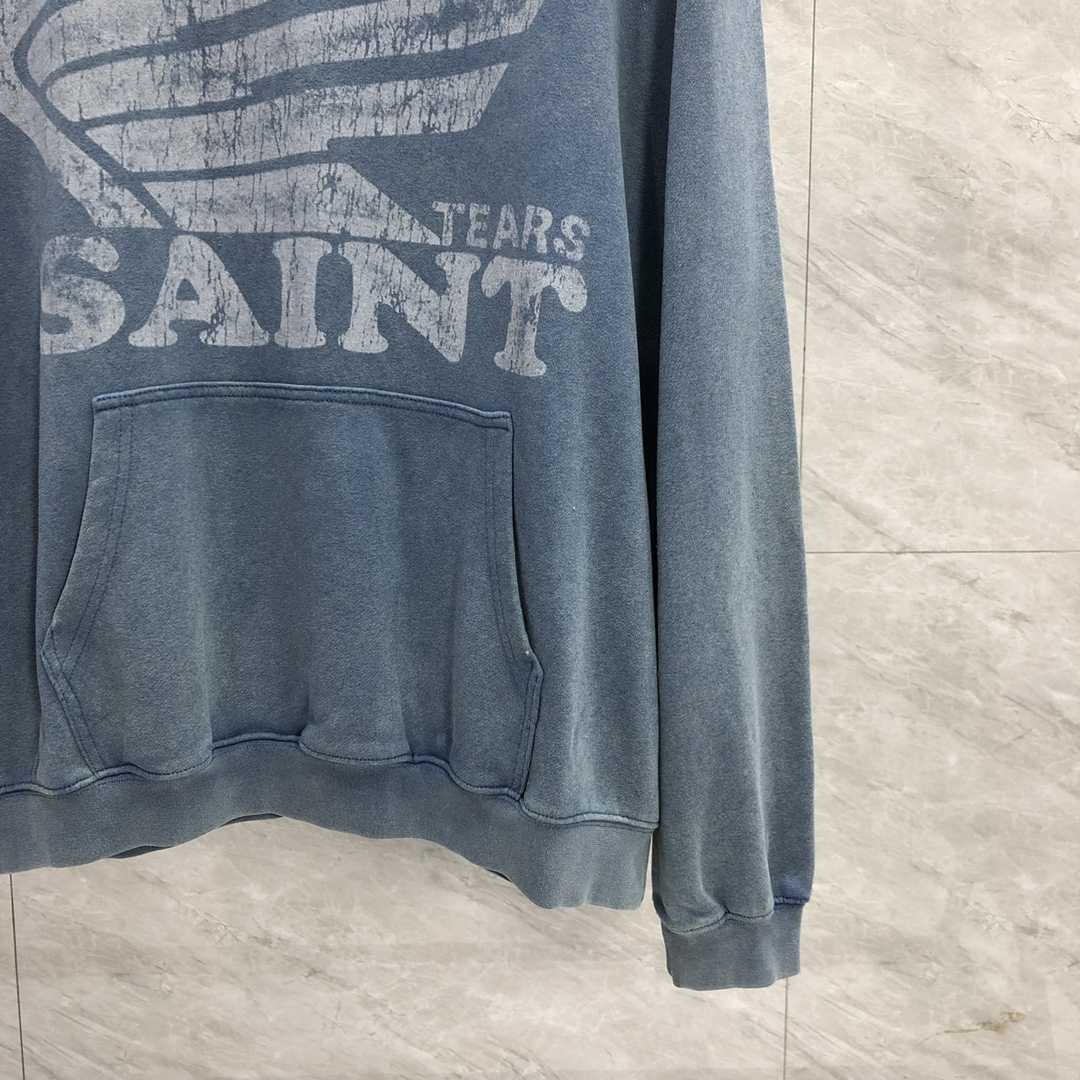 Saint Michael Tears Hoodie - FashionPlug