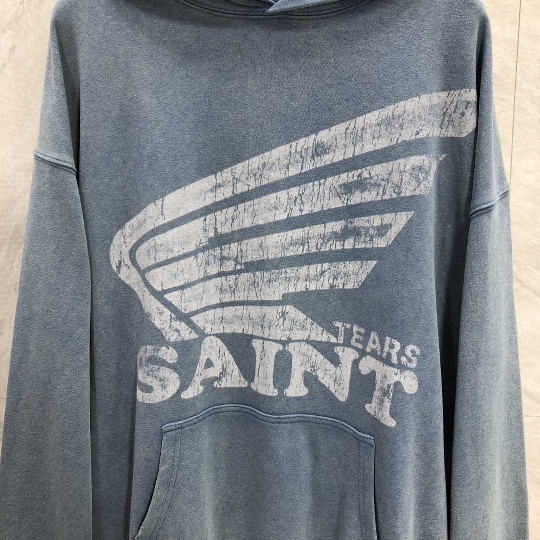 Saint Michael Tears Hoodie - FashionPlug