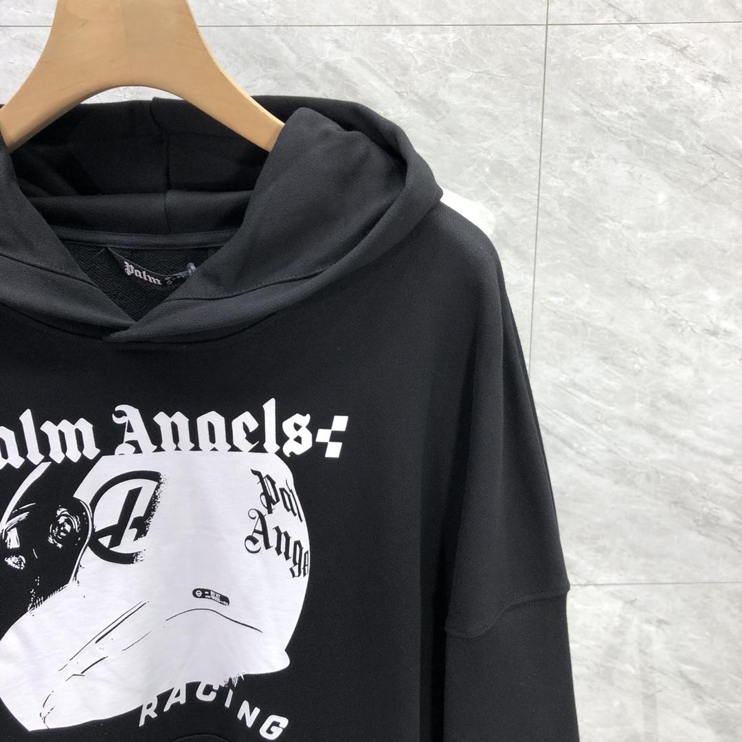 Palm Angels Racing Helmet Hoodie - FashionPlug