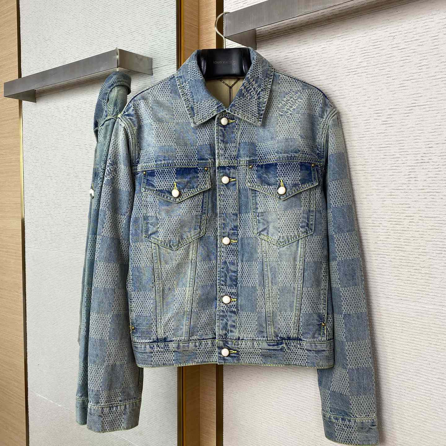 Louis Vuitton Damier Denim Jacket - FashionPlug