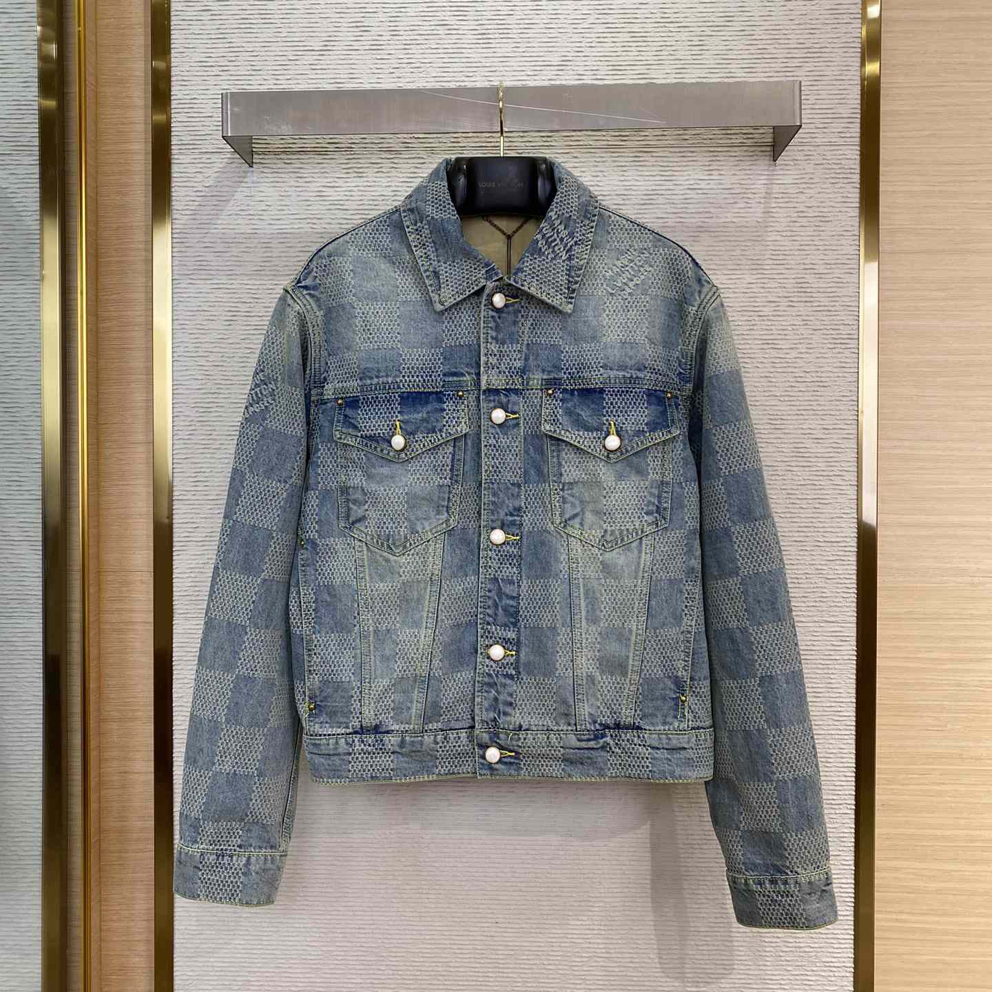 Louis Vuitton Damier Denim Jacket - FashionPlug