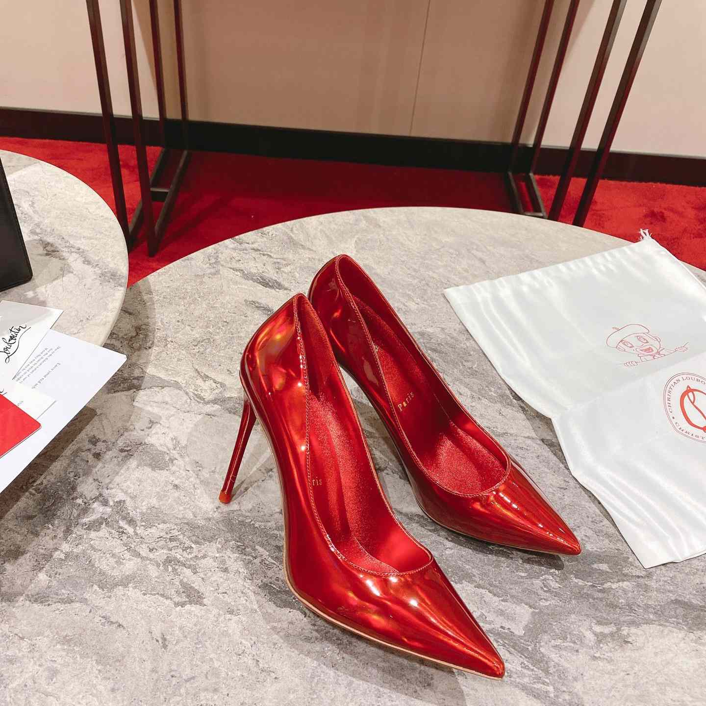 Christian Louboutin Kate Pumps   12cm - FashionPlug