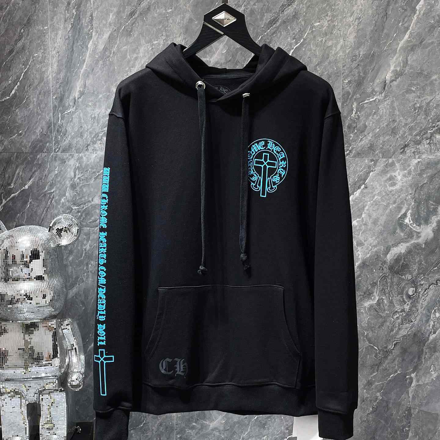 Chrome Hearts Chomper Black Hoodie - FashionPlug