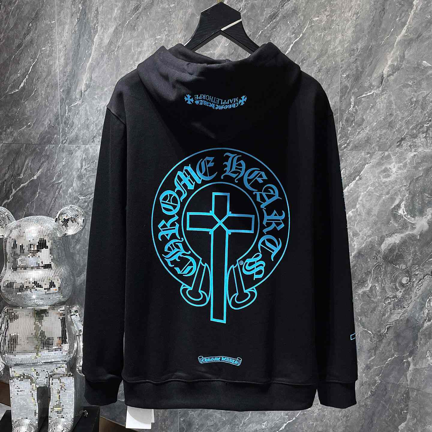 Chrome Hearts Chomper Black Hoodie - FashionPlug